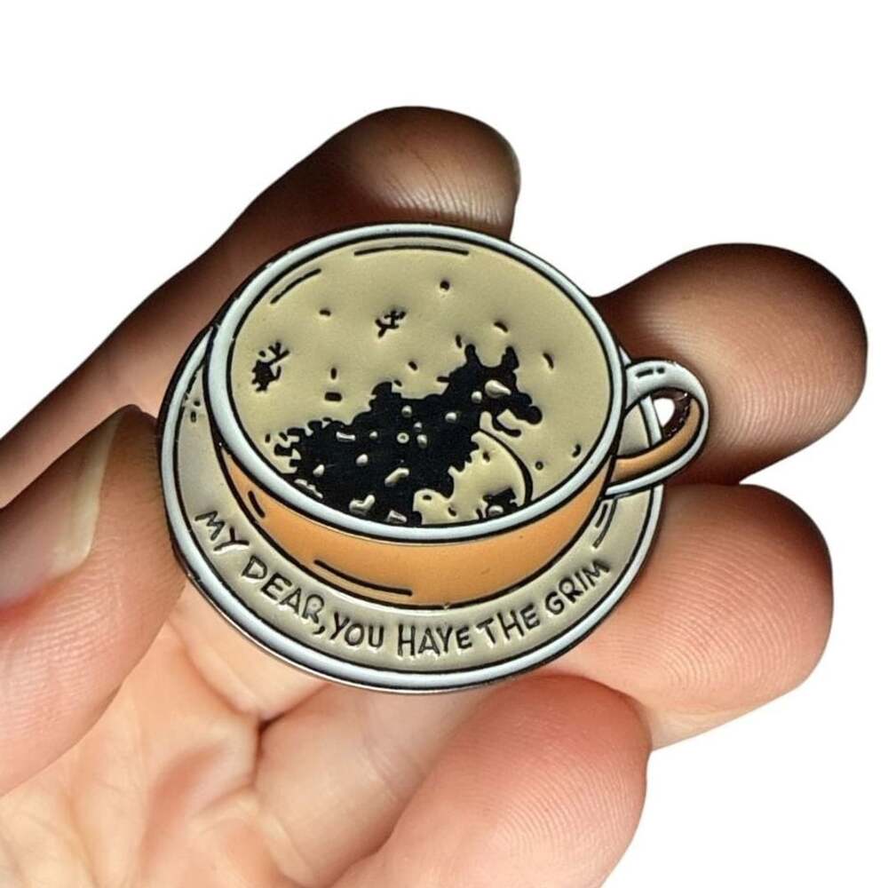 Harry Potter 'My Dear, You Have The Grim' Teacup Enamel Pin